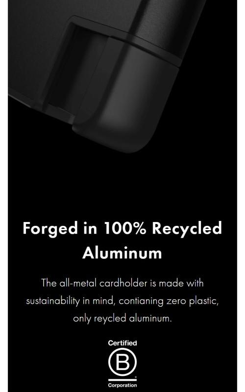 Ekster Cardholder Pro - Lifetime Warranty - Smart Wallets With Pop-up Card Access - Holds 1-14 Cards - 100% Recycled Aluminum 6061