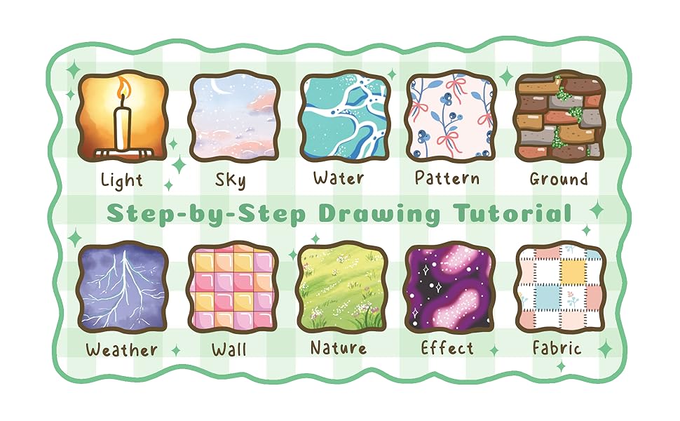 How to Draw Simple Patterns: A Cute and Easy Step-by-Step Guide for Relaxing Practice & Creative Fun Decorative & Textured Patterns