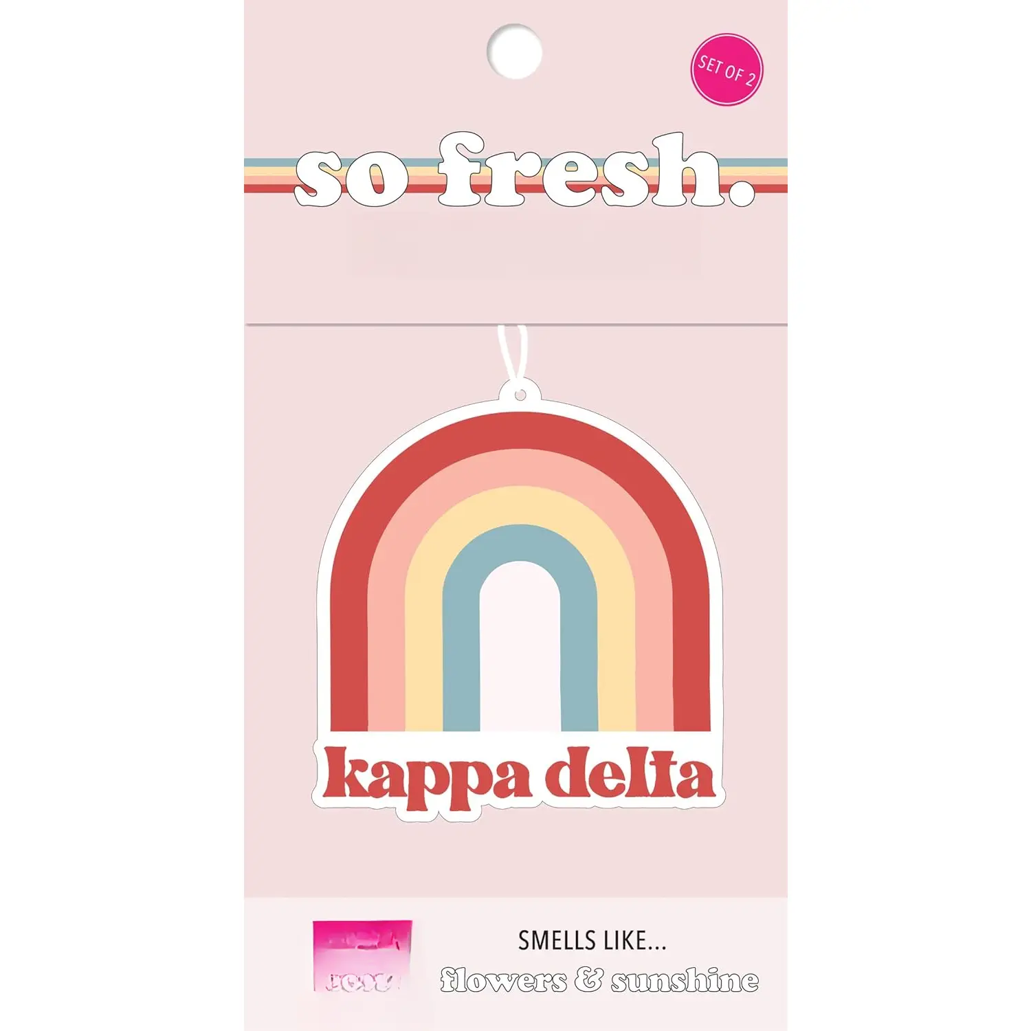 Kappa Delta - Rainbow Air Freshener - 2/Pack -  & Sunshine Scent