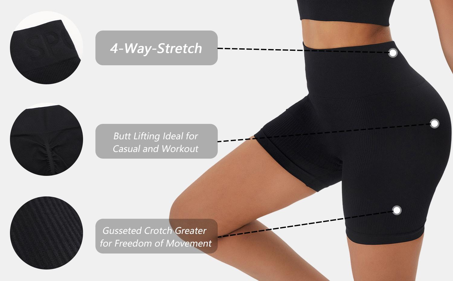 Women's 2PCS Solid Color High Waist Gym Shorts Biker Shouts Athletic Workout Shorts Yoga Gym Exercise Supportive Compression Leggings Biker Shorts Women's 2PCS Solid Color High Waist Gym Shorts Biker Shouts Athletic Workout Shorts Yoga Gym Exercise Supportive Compression Leggings Biker Shorts