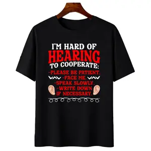 Deafness Sign Language Awareness Tee for Hard Of Hearing