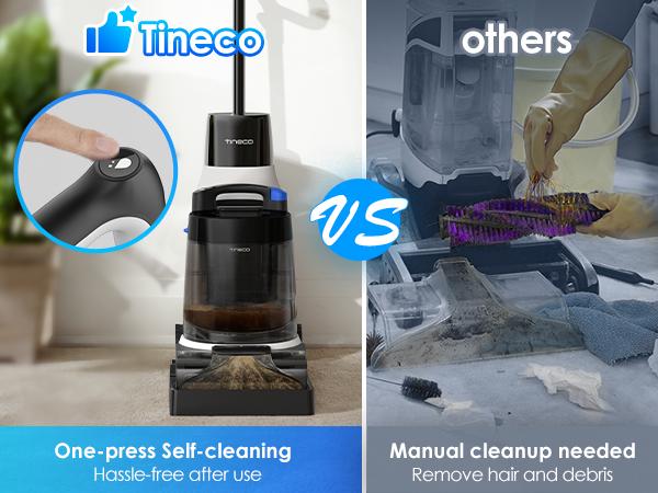 Tineco CARPET ONE Cruiser Smart Carpet Cleaner with Self-Cleaning FlashDry Technology 167℉ PowerDry 130W Suction for Deep Cleaning of Carpets & Upholstery