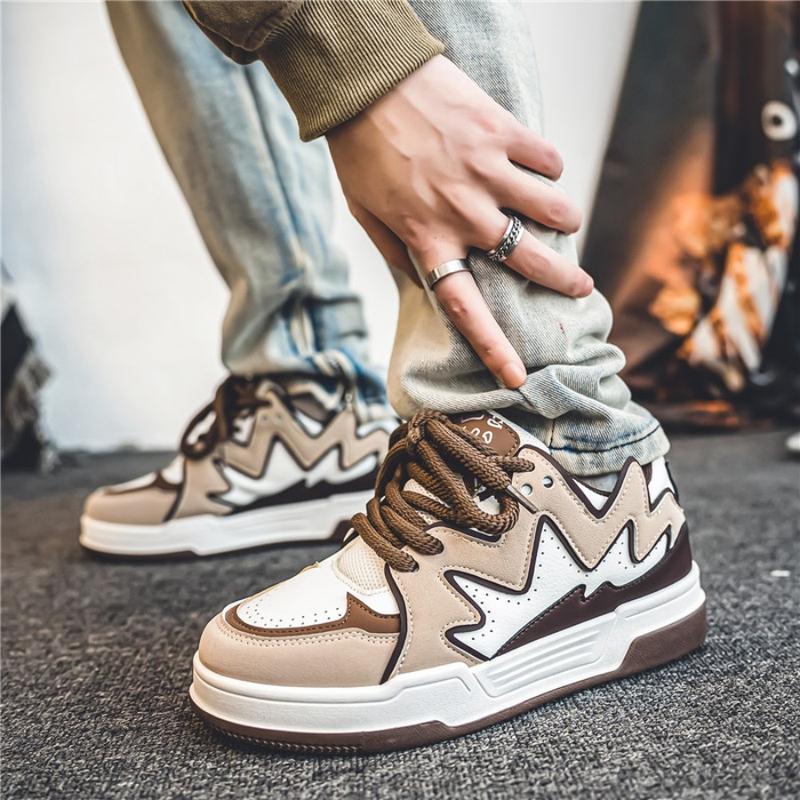 The trend of men's shoes young men's thick soles low top board shoes men's non-slip wear-resistant casual shoes Runner Chunky Sneaker china wholesale suppliers website shoes sneakers men