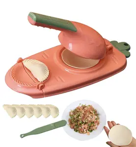 2 in 1 DIY Dumpling Maker Dumpling Skin Press Dough Presser Mold with Spoon USA