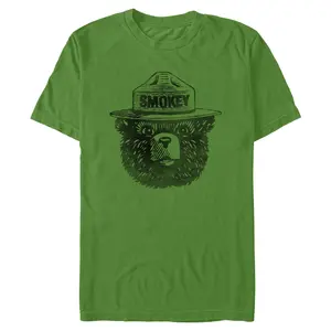Men's Smokey Bear Large Portrait T-Shirt