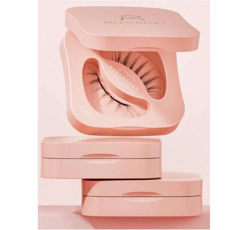 Suit For Natural Makeup Soft Magnetic Eyelashes All-In-One Kitwith Applicator, Reusable Magnetic Lashes WithoutEyeliner, Glue-Free False Lashes, Waterproof. Lightweight