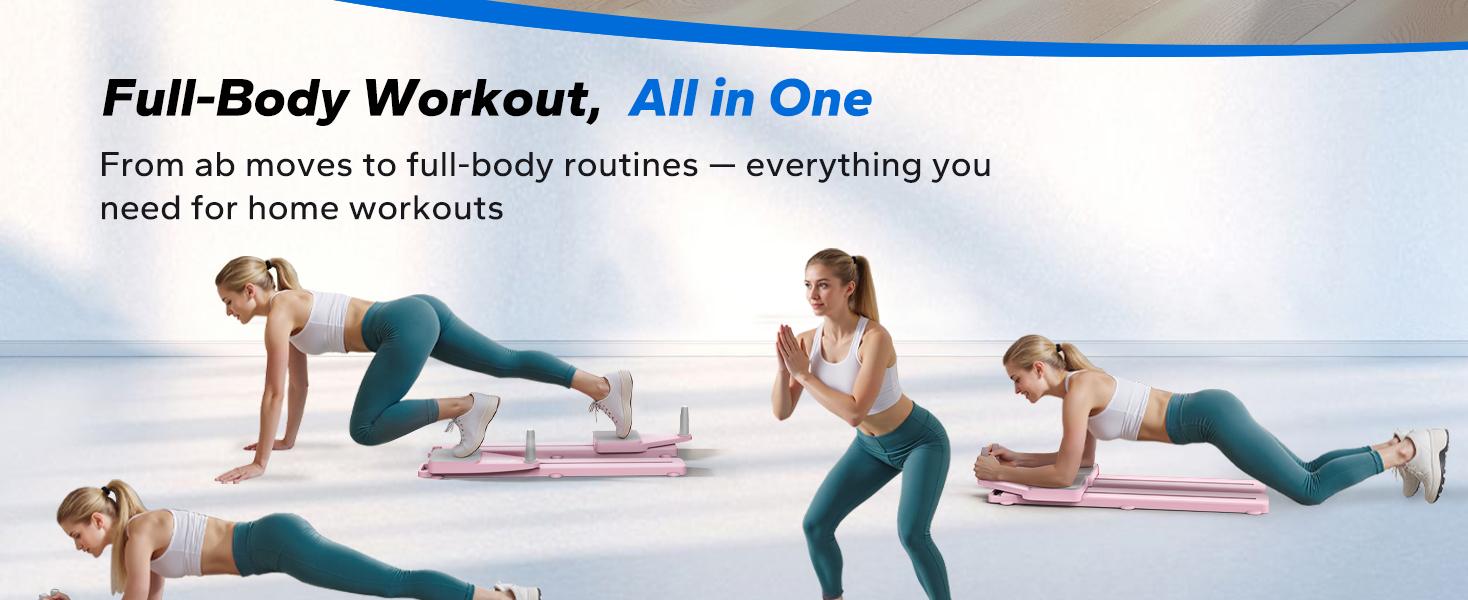 MERACH Multi-functional Adjustable Ab Exercise Board, Split Ab Slide Roller Board, Home Pilates Reformer with Knee Mat for Home Gym Core & Ab Strength Training, Abdominal Crunch Machine MERACH Multi-functional Adjustable Ab Exercise Board, Split Ab Slide Roller Board, Home Pilates Reformer with Knee Mat for Home Gym Core & Ab Strength Training, Abdominal Crunch Machine