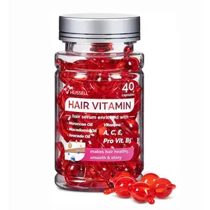 Secret Hair Vitamin Treatment Serum - 40 Capsules - No Rinse Formula with Argan Macadamia & Avocado Oils - Vitamins A C E & Pro B5 - Salon-Quality Hair Care for Women & Men - 1.76 oz