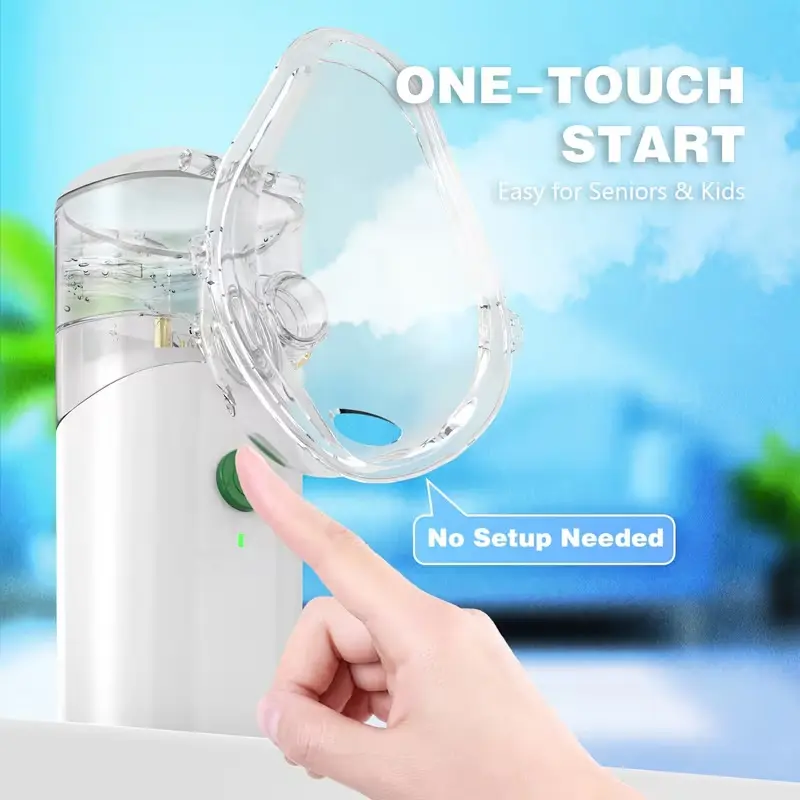 Breathe Easy Anywhere! Innovative Mesh Nebulizer - Handheld Portable ...