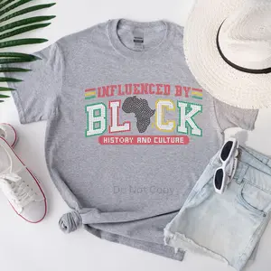 Influenced By Black History & Culture  Rhinestone Transfer