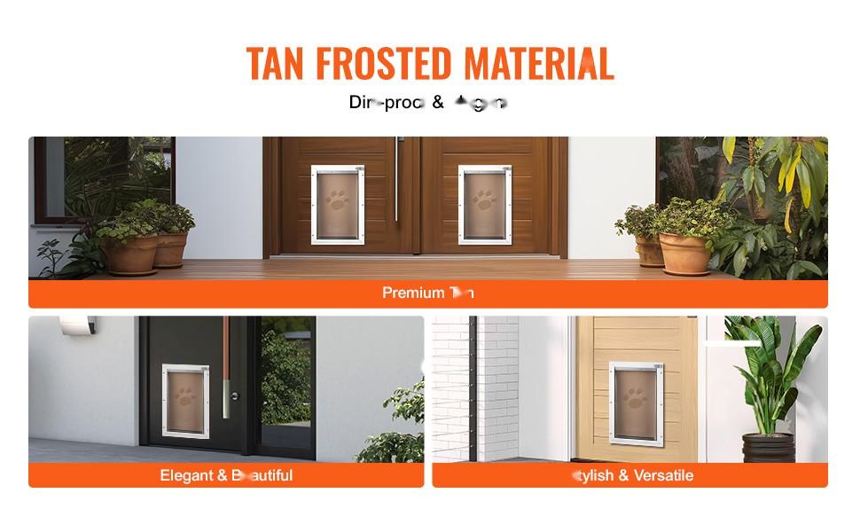 Pet Door Replacement Flap 13.63" X 23.62" Compatible With Pet Doors, Weatherproof Durable Vinyl, Easy Installation, Fits Most Standard Sized Pet Door Openings, Seals Drafts, Keeps Pets Comfortable and Safe