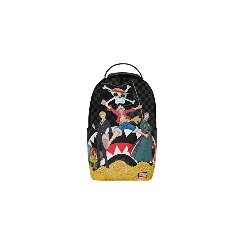 Sprayground One Piece Straw Treasure Hunt Backpack Multicolor Sprayground One Piece Straw Treasure Hunt Backpack Multicolor