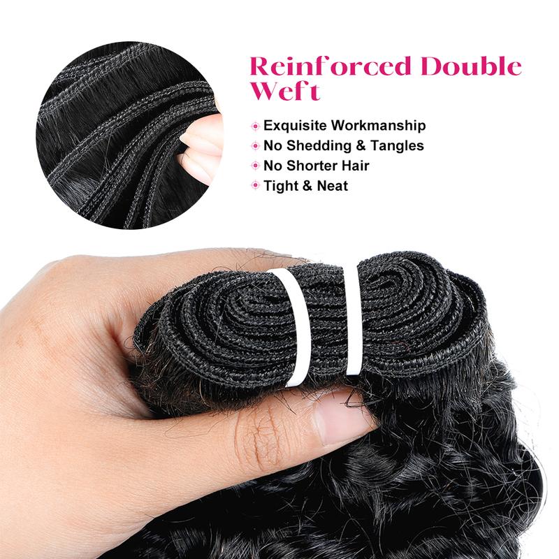 Burmese Curly Hair Bundles Quick Weave Extensions Human Hair Weave Bundles For Black Women Spiral Curly End Human Hair Extensions #TikTokShopBlackFriday