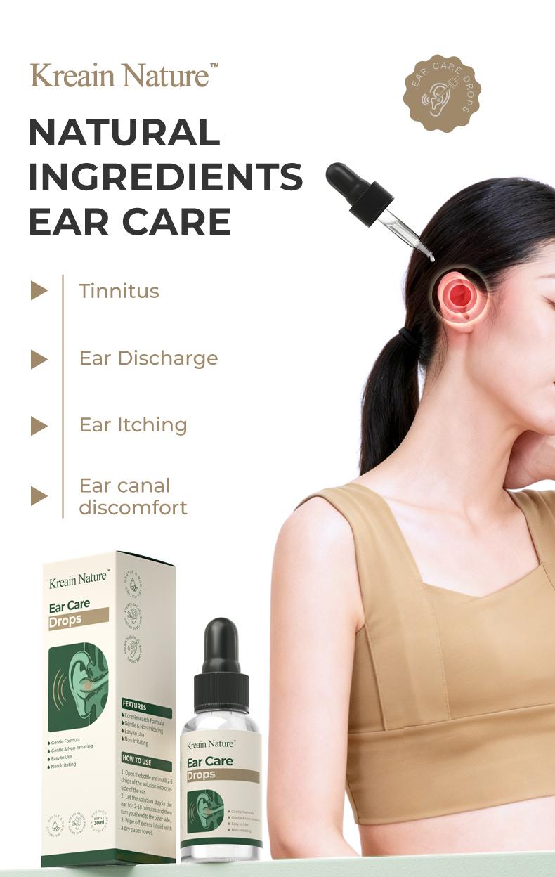 Kreain Nature 6 Meniere's Syndrome Ear Care – Contains Magnolia Biondii Bud & Carthamus Tinctorius Flower Extract to Relieve Tinnitus & Hearing Loss