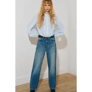 H&M Pintucked cotton blouse