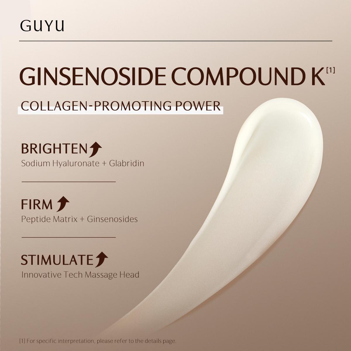 GUYU Ginseng Collagen boosting Skincare Set. - 3 pieces, Face Cream+Serum+Eye Cream | wrinkle solution, Skin Tightening, Collagen Boosting, Skincare, Peptide, Ectoin, Micro-current technology, EMS, Brightening & Depuffing, Finelines, eye bags, Moisturizer GUYU Ginseng Collagen boosting Skincare Set. - 3 pieces, Face Cream+Serum+Eye Cream | wrinkle solution, Skin Tightening, Collagen Boosting, Skincare, Peptide, Ectoin, Micro-current technology, EMS, Brightening & Depuffing, Finelines, eye bags, Moisturizer