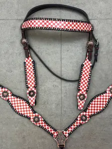 Red Checkered Tack Set