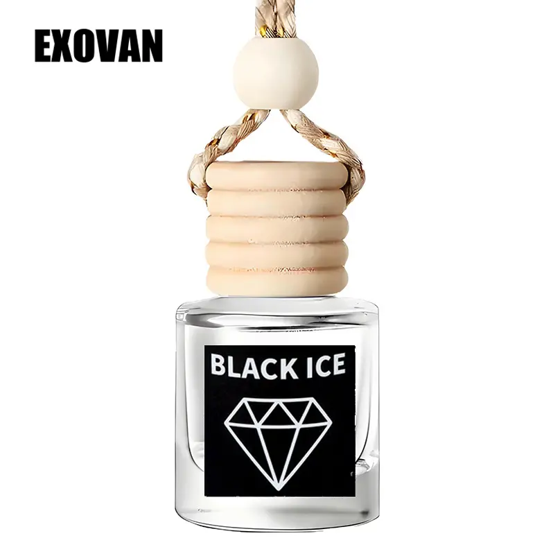 8ML Hanging Scent Oil Diffuser, Natural Fruit Juicy Perfume, Long Lasting Fragrance, 3 Scents Car Air Freshener for Home & Car