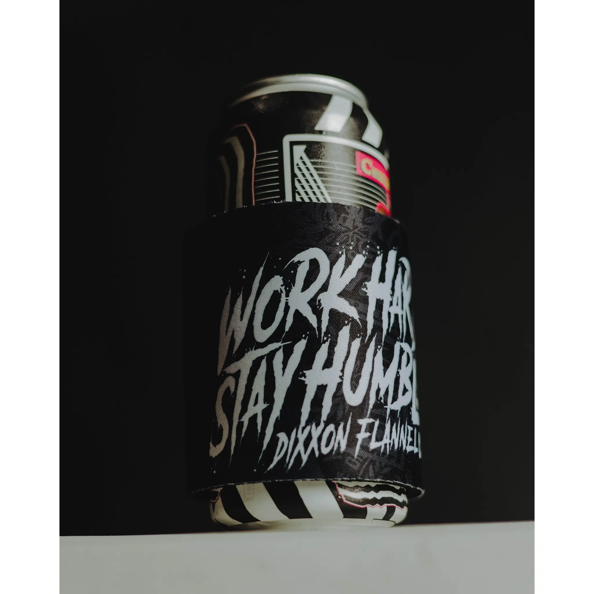 Work Hard Stay Humble Snap Coozie Can Cooler