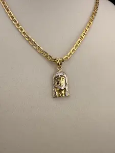 10K Gold Jesus Pendant (1.2g) – Solid Gold Religious Pendant | Wholesale Price by Jewelry Connect