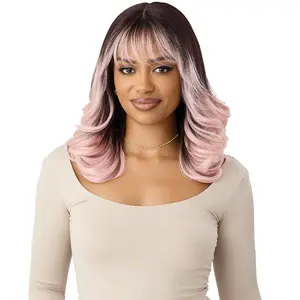 Outre Glueless Pre-Plucked HD Lace Front Part Wig - DAMALI Salon-Styled Bangs