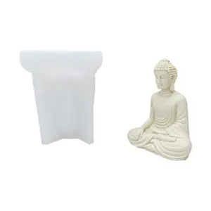 Candle Molds Clay Molds Craft Molds Handmade Supplies Buddha-Shaped