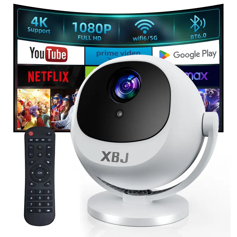 XBJ Touch Screen Projector - Portable Outdoor Movie Projector