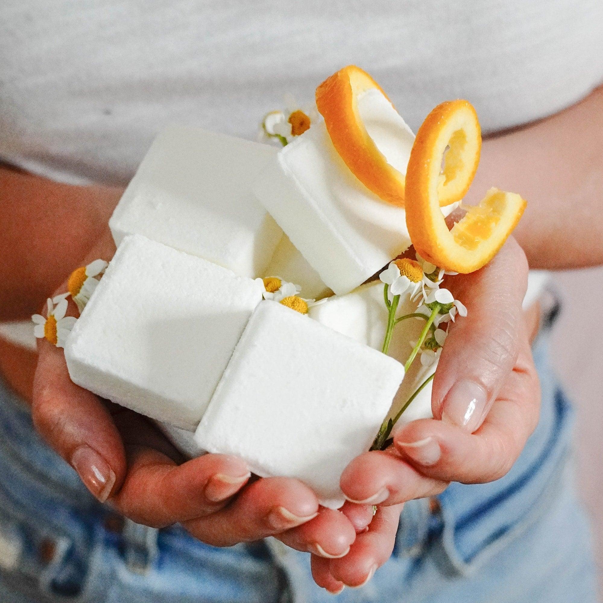 Beauty by Earth 14-Pack Shower Steamers - Gentle Aromatherapy Blend Lavender Citrus Eucalyptus Gentle Menthol Rosemary