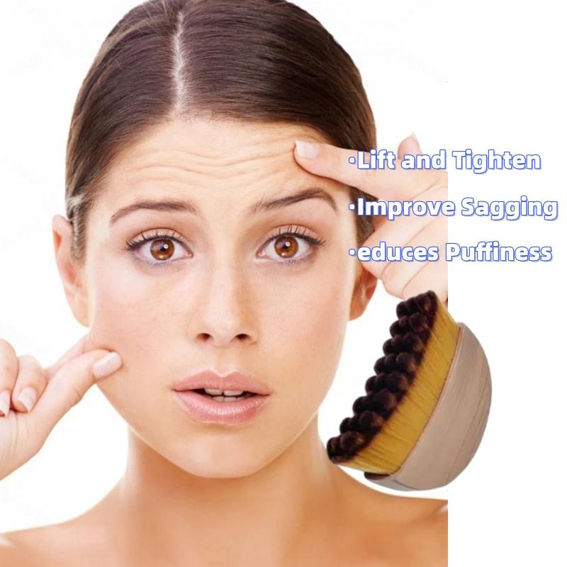 Lymphatic Contour Face Brush for Jawline & Chin Sculpting - Dry Brushing Massager for Lymphatic Drainage & Facial Fatigue Relief, Eronomically Designed to Fit The Skin Precisely (1PCS) Beauty Roller Daily-MM