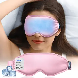 Cooling Eye Mask for Puffy Eyes: FSA HSA Eligible Items, Ice Eye Pack for Migraine & After Surgery Relief - Reusable Cold Compress for Headache and Puffiness - Comfortable Perfect Fit Gel Sleep Mask
