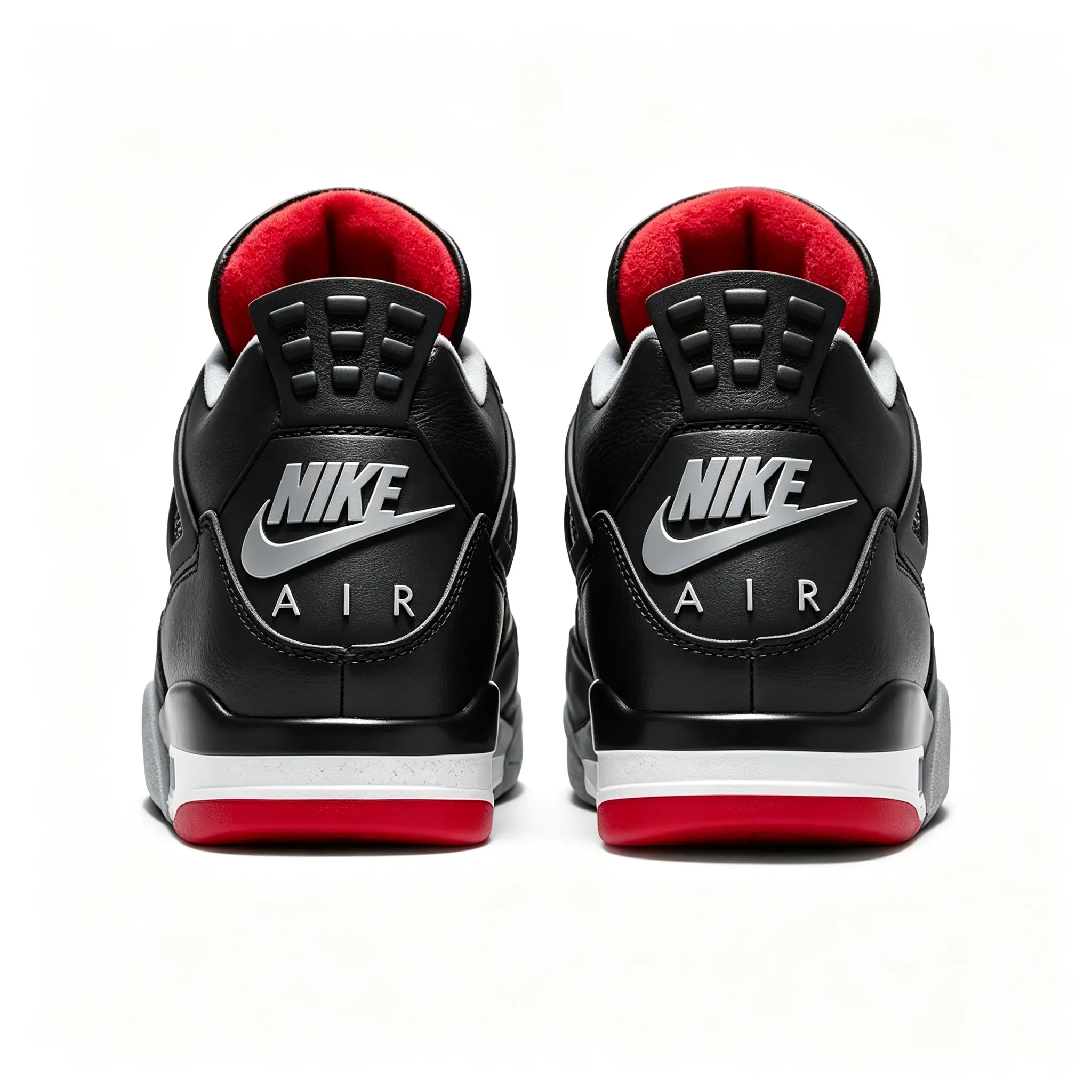 Brand New Sealed with Original Shoe Box Unisex Smooth Leather & Breathable Mesh Multi-Color Black Gray Red Retro Basketball Sneakers, Hip Hop Streetwear Footwear, Collectible Sports Shoes for Daily Outdoor & Casual Matching Outfit