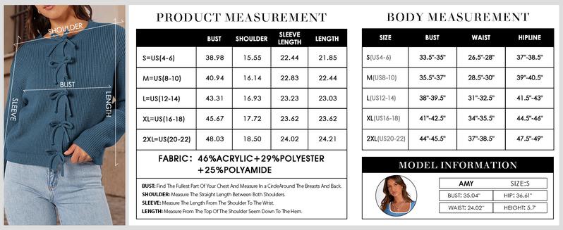 BTFBM Cardigan Sweaters for Women Trendy 2025 Fall Open Front Long Sleeve Button Down Bow Knot Cropped Lady Jacket