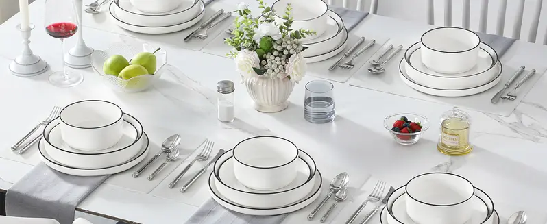MALACASA LEAH Porcelain Dinnerware Set