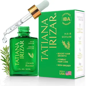 Tatiana Irizar Hair Growth Serum - Made in USA - Non-Greasy Scalp Serum with Biotin Rosemary Caffeine Nettle & Amla - 1 Fl.Oz Natural Residue-Free