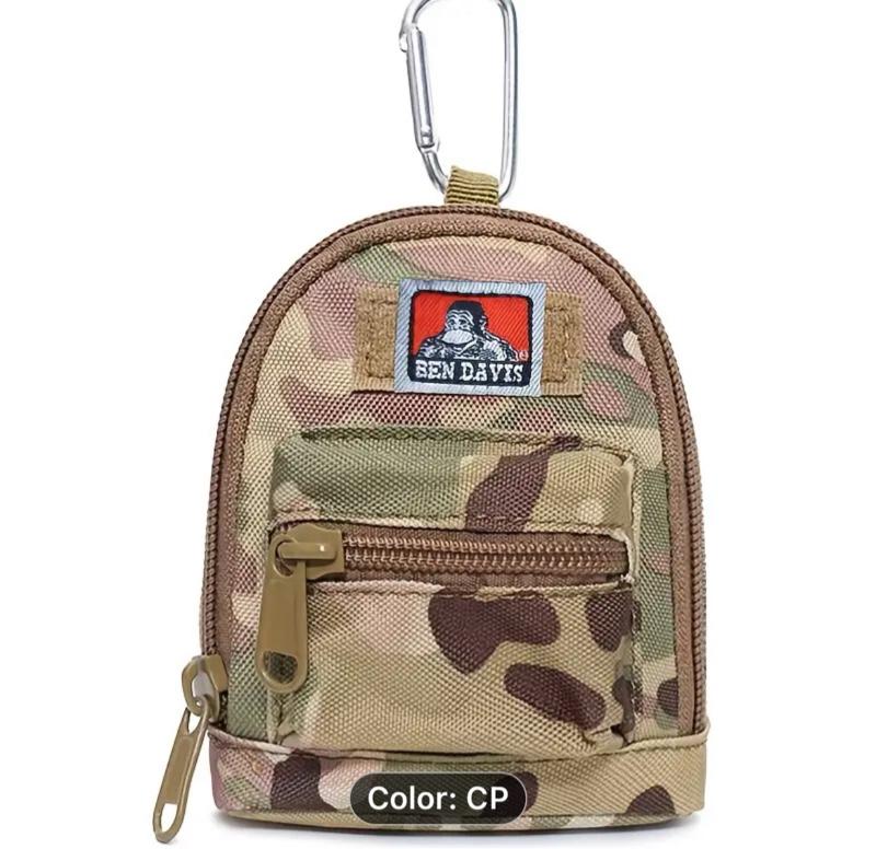 Ben Davis Mini Backpack for Men and Women, 8 Color Options, Handheld Clip, Key & Wallet Features, Ideal for Everyday Use