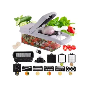 Multi 22-in-1 Veggie Mandoline Slicer Food Chopper Cutter for Tomato Fruit Multi 22-in-1 Veggie Mandoline Slicer Food Chopper Cutter for Tomato Fruit