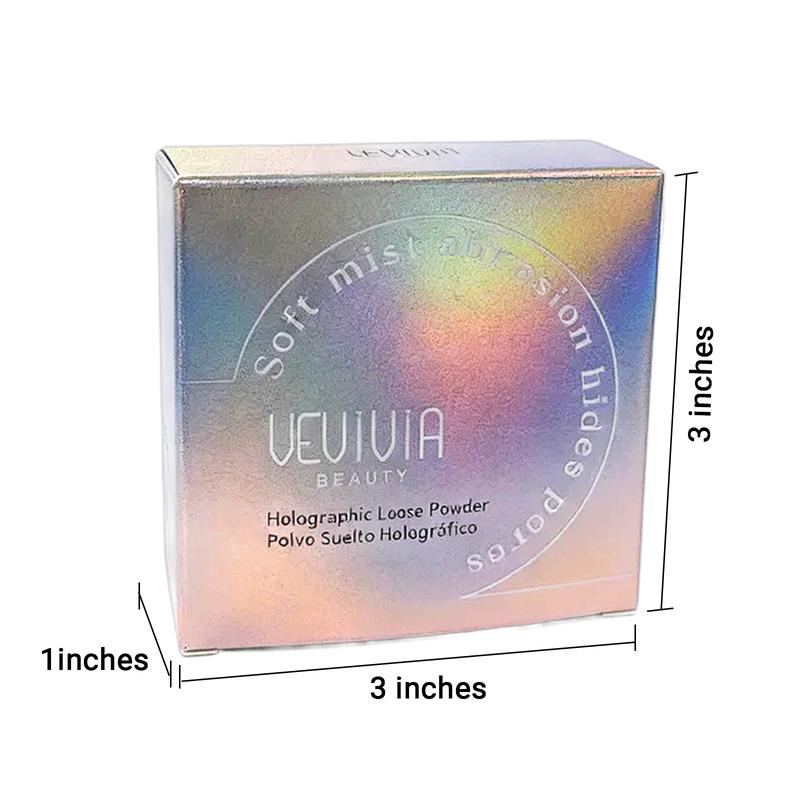 Vevivia Setting Powder - Creaseless Face Powder, Long Lasting Loose Powder Makeup with Blurring & Natural Finish, Shine Control, Up to 24 Hrs Wear, Universal Translucent Formula for All Skin Tones