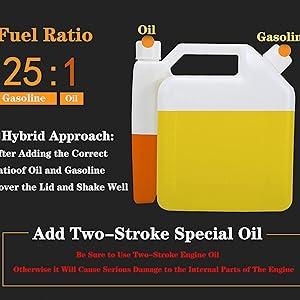 NEOTEC NCS2500 25.4CC 12" Gas Chainsaw, Lightweight 2-Stroke Handheld Chain Saw, Easy Start, One-Hand Operation, Portable Power for Tree Cutting & Branch Trimming