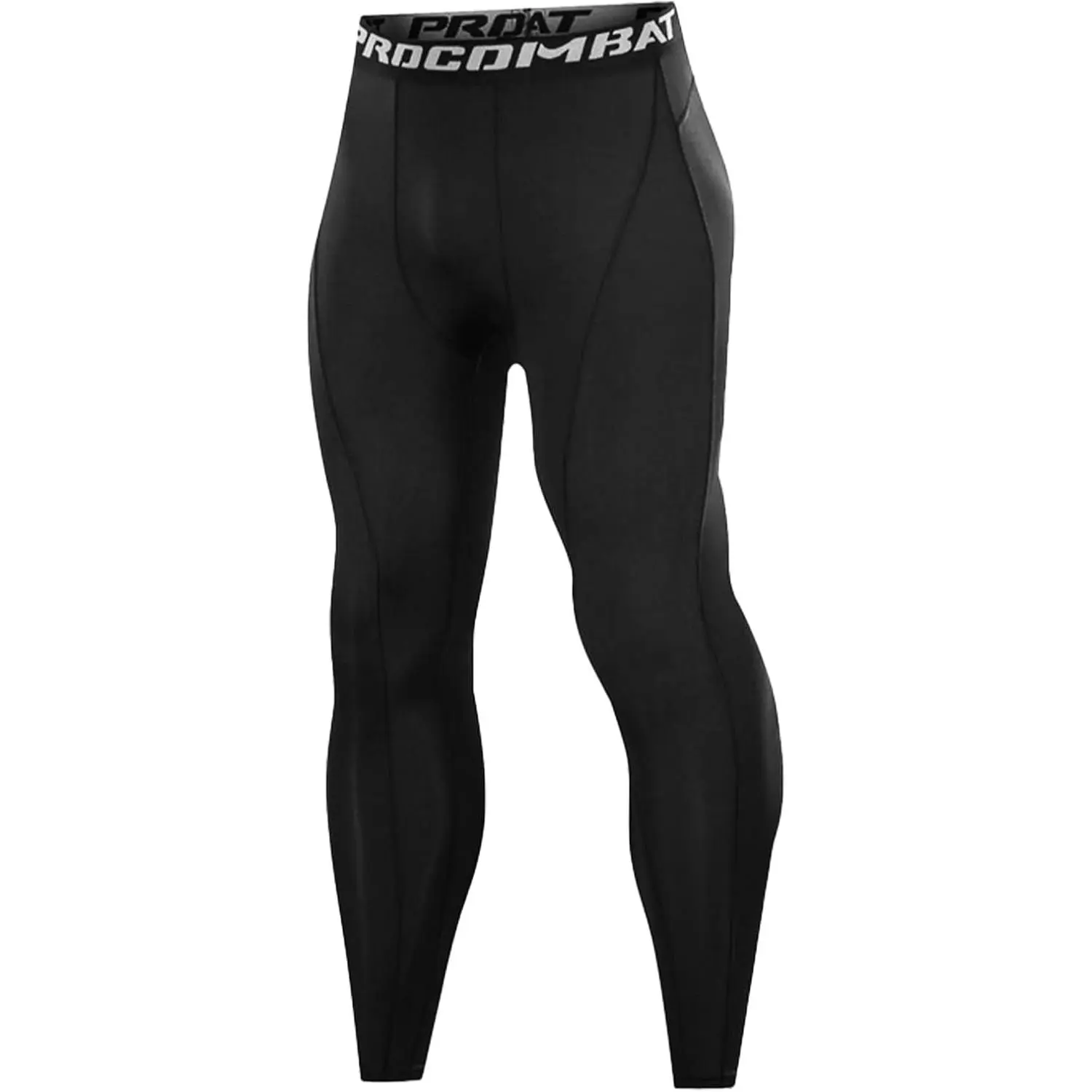 Men's Quick-Dry Compression Pants - 4-Way Stretch Sports Leggings, Breathable Athletic Bottoms for Workout & Running, 4-Way Men's Sports Leggings, Active Shapewear Men's Sports Leggings