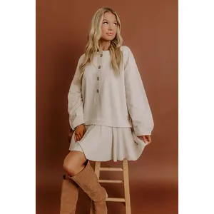 Coffee and Daydreams Mini Dress