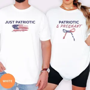 4th of July Pregnancy Announcement Shirt, Patriotic Couple Tee, Baby Reveal Shirt, Mom and Dad Independence Day Shirt, 4th of July Pregnancy Announcement Shirt, Patriotic Couple Tee, Baby Reveal Shirt, Mom and Dad Independence Day Shirt