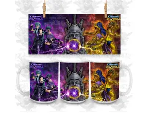 Caballeros del Zodiaco Mugs Tazas 11oz 15oz Exclamacion de Athena Ceramic Mugs