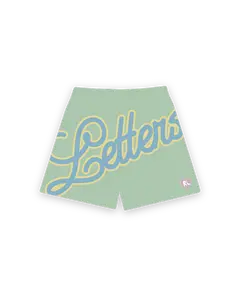 Letters Mesh Shorts - Easter