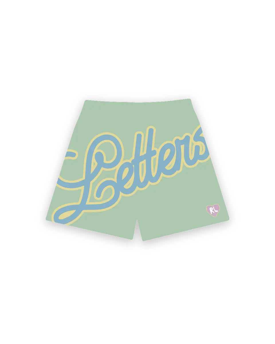 Letters Mesh Shorts - Easter