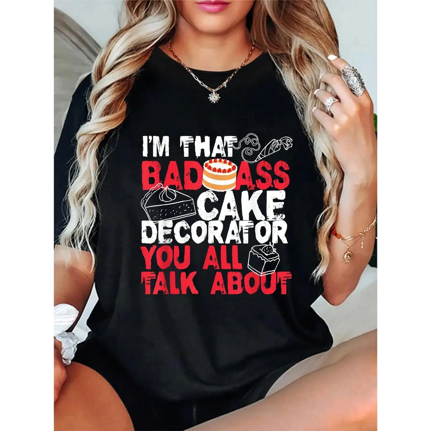 100% Cotton I'm That Cake Decorator Baker T-Shirt