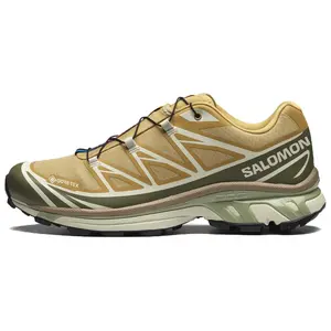 Salomon XT-6 GTX Low-Top Running Shoes for Men and Women with Comfort Fit, Cushioning, Durability, and Waterproof Protection Trending Shoes, House White Official Shoes to Get / Maison Mihara