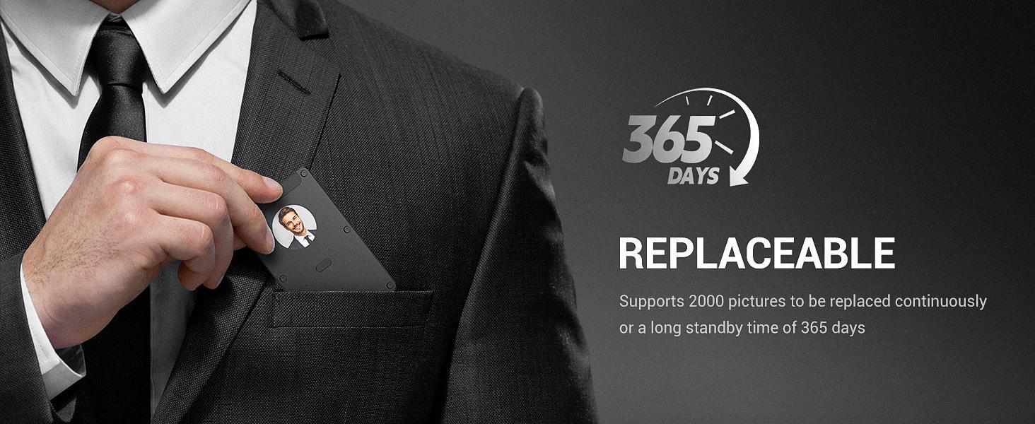 2026 New Arrival DIY E-Ink Screen Air Card pack Minimalist Smart Wallet, Ultra-thin RFID Credit Card Holder for Men and Women Gift for Husband Wife Daughter Father Son Boyfriend