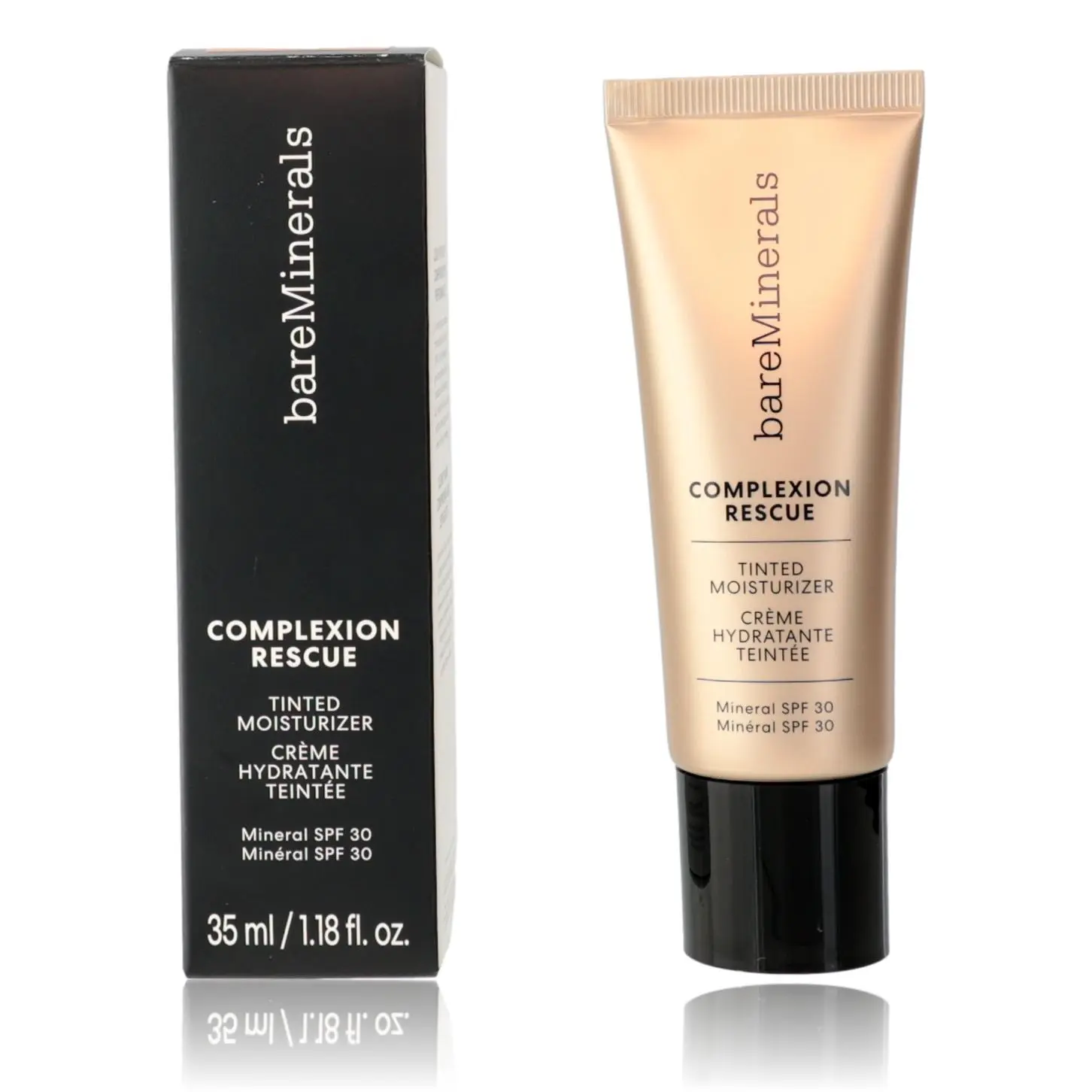 Bare Minerals Complexion Rescue Hydrating Tinted Moisturizer - 1.18oz, SPF 30 UV Protection, Dune 7.5, Hyaluronic Acid