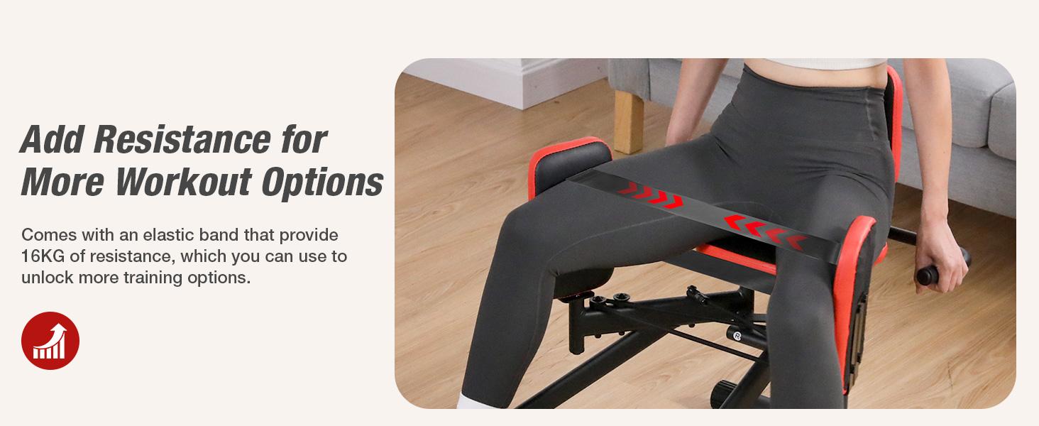 WARMOUNTS Hip Abductor Machine for Home Gym | Glute & Thigh Exercise Equipment, Outer Thigh Sculpting, Glute Machine for Women, Leg Abductor Machine, Booty Builder for Butt Workout