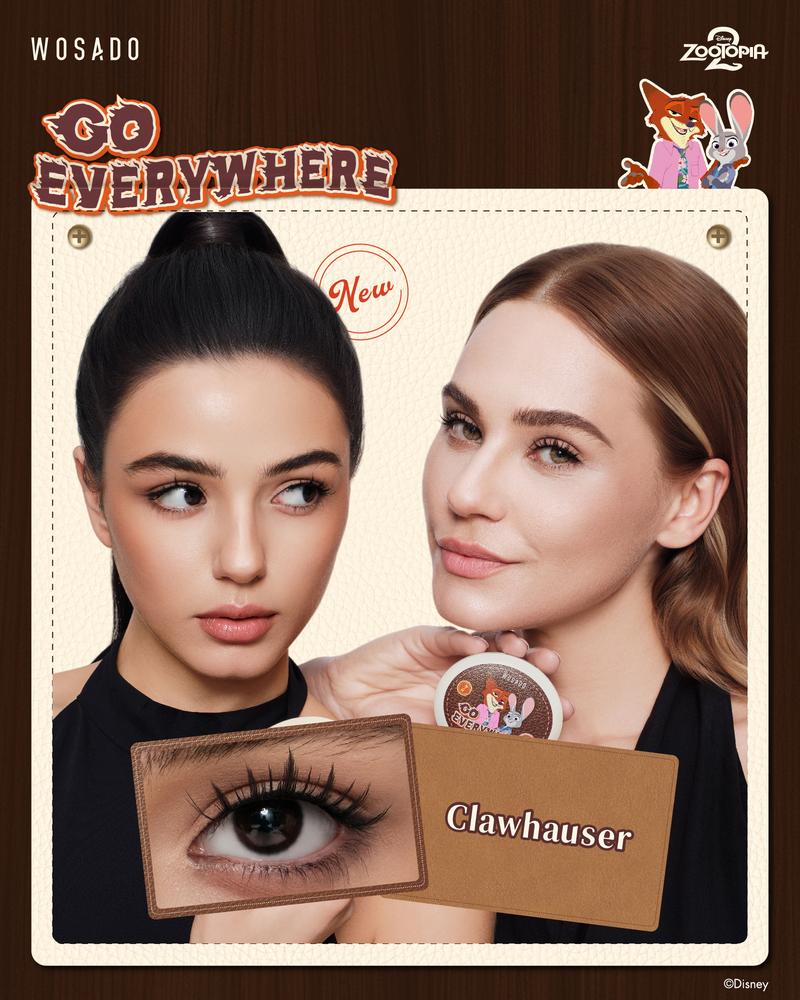 WOSADO Zootopia II Limited Edition Soft Magnetic Eyelashes All-in-One Box Waterproof Reusable Glue-Free Makeup Cosmetic Natural Style 4 Pieces Set Storage